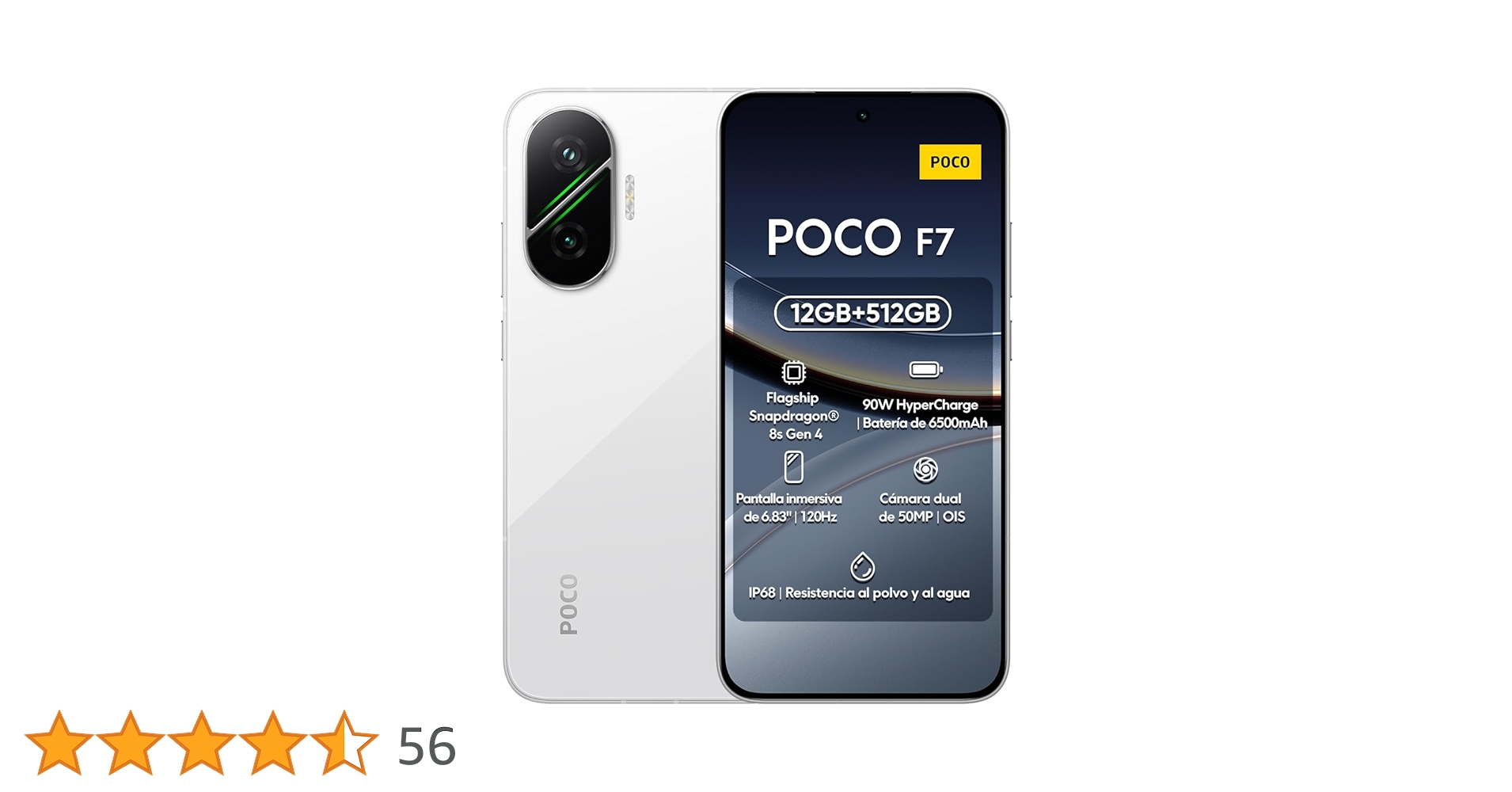 POCO F7 12GB RAM 512GB ROM, White : Amazon.com.au: Electronics
