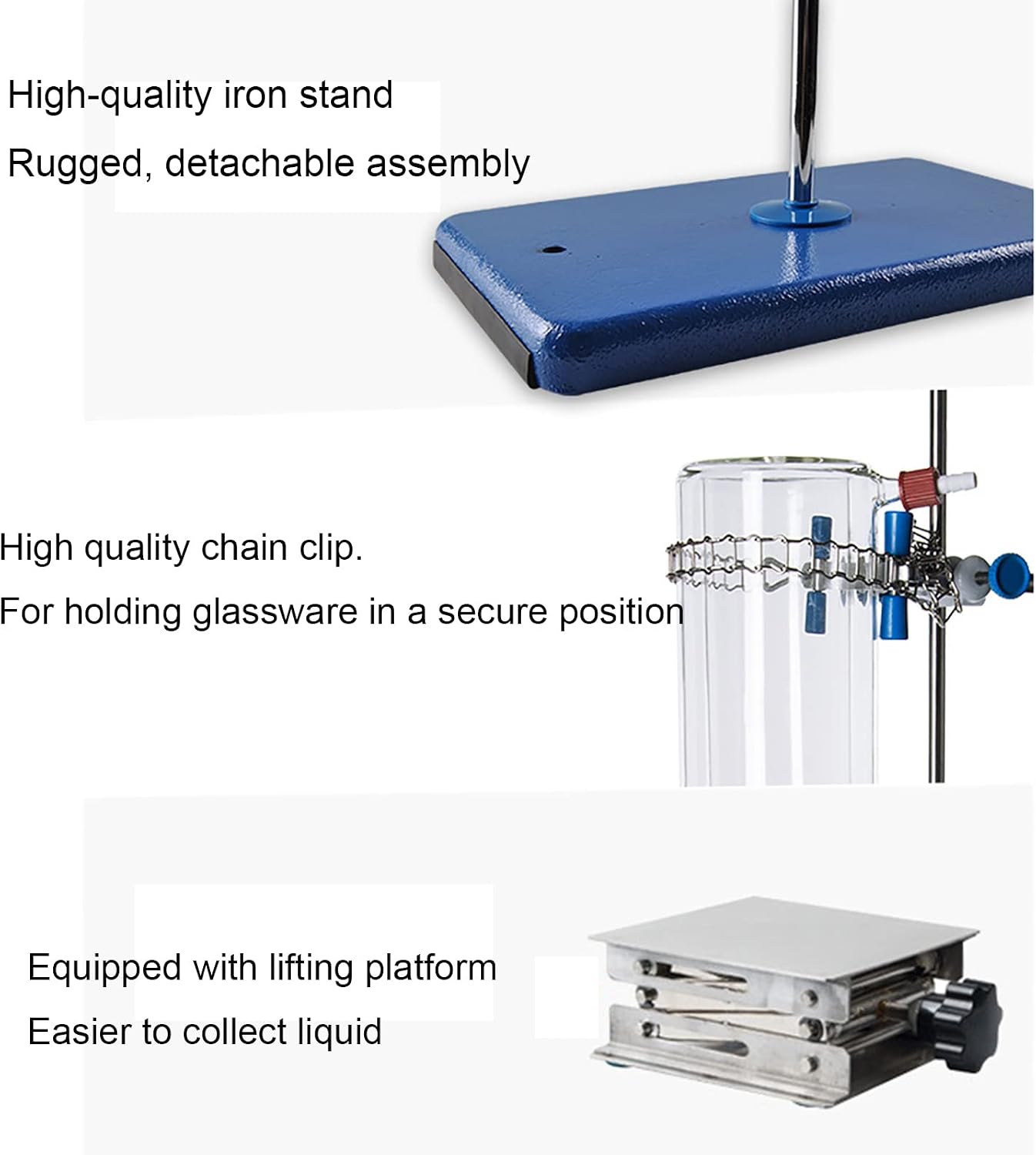 Short Path Distillation Equipment - Lab Hot Scale Small 2L Kit for Essential Oils Extraction with Stirring Heating Mantle and Cold Trap