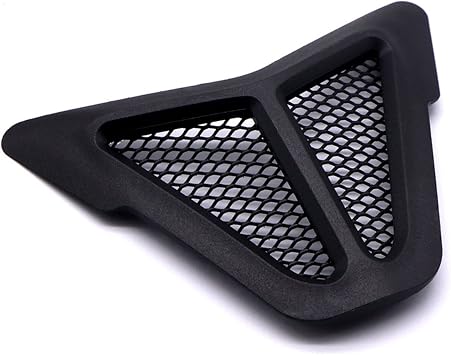 Motorcycle Headlight Lens for Yamaha R15 V3 Aluminum Alloy Mesh Cover Guard Intake Protector Accessories Motorcycle Headlight Inlet Cover 2018-2020 Headlight Cover Color Black