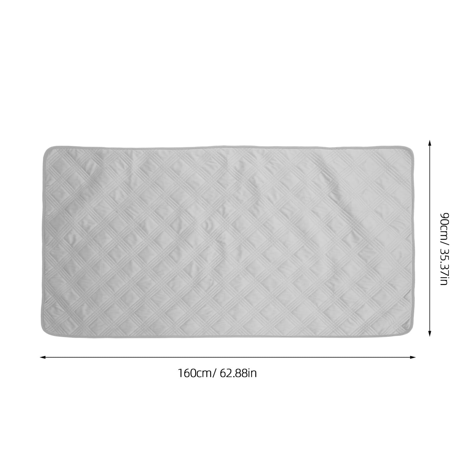 Couverture Imperméable pour Chien 90X160 CM Protège-Canapé et Lit Antidérapante Tissu Résistant à L'Humidité Couverture Réversible Gris Clair pour Canapé Voiture et Animaux