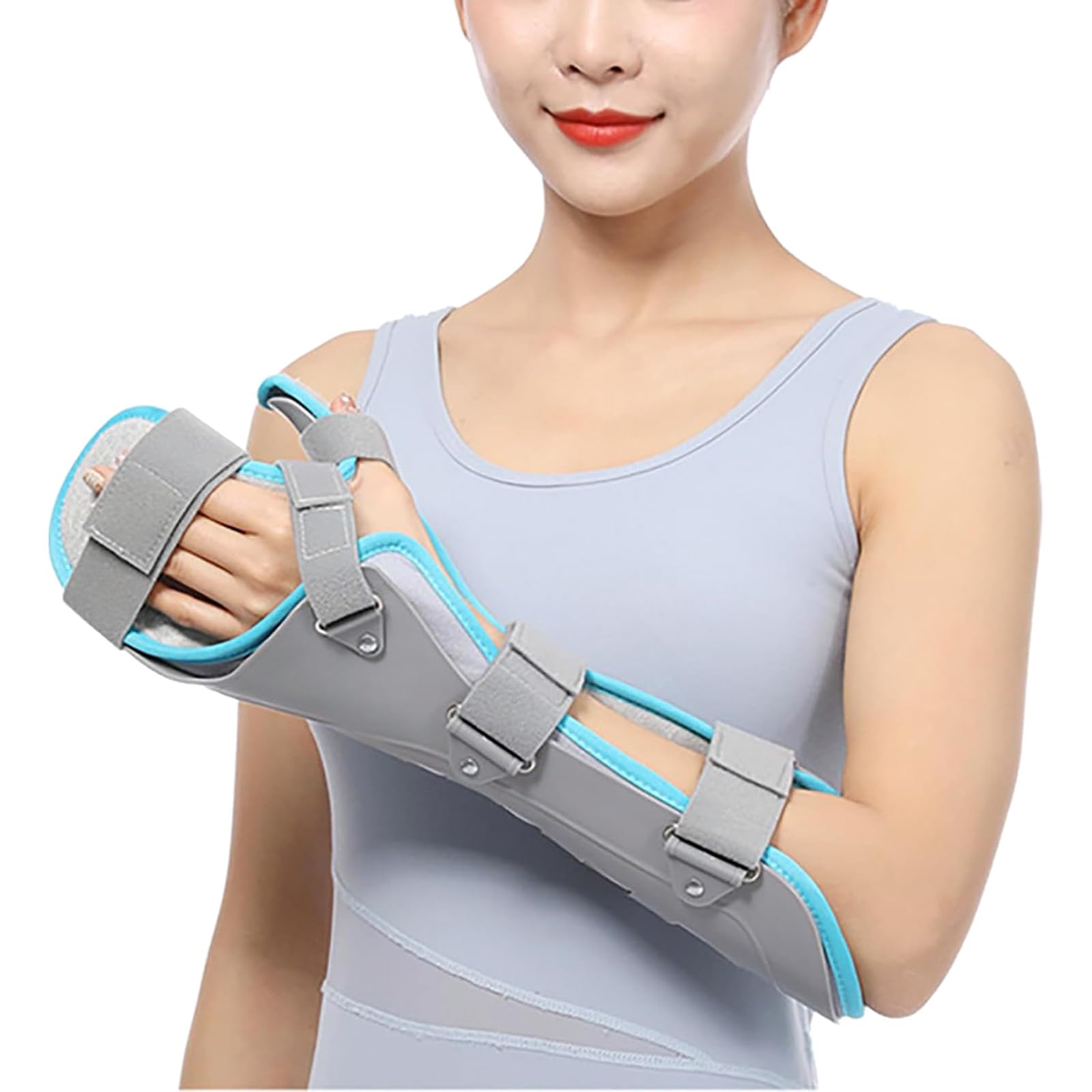 Correa Fija Para Fracturas De Mano, Ortesis De Soporte De Muñeca Ajustable, Protección De 360°, Férula Hueca Dura, Fijación a Presión, Fijación Externa Para Fracturas O Lesiones De Tejidos Blandos