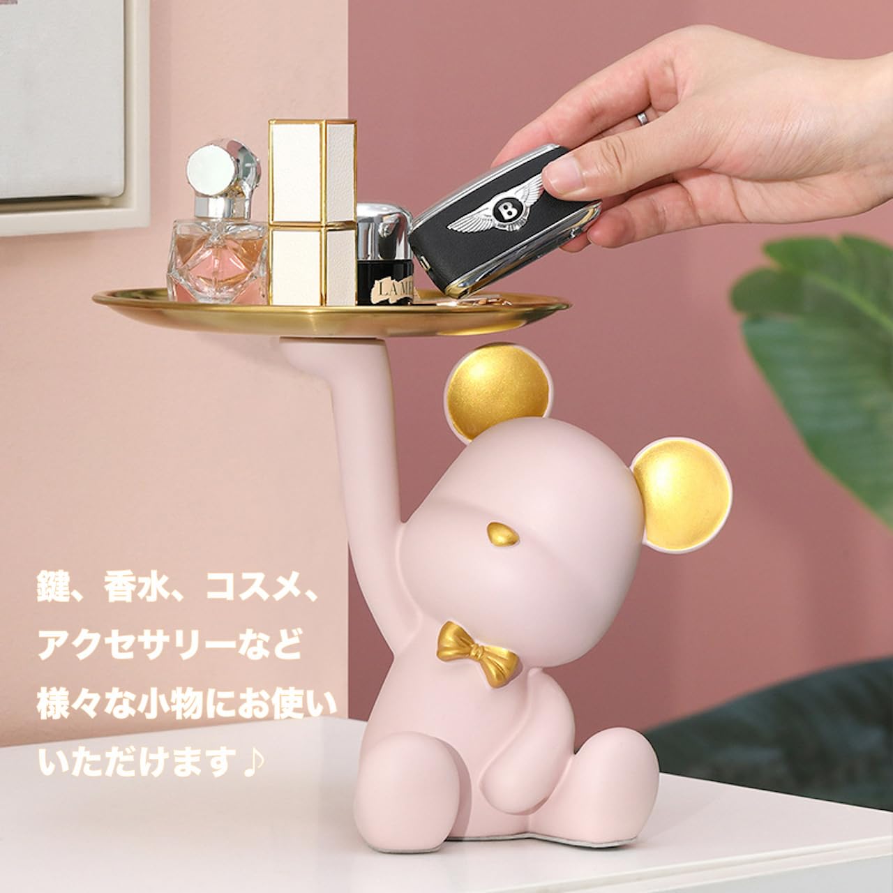 [Queen-b] ミラー トレイ ガラス マルチトレイ ゴールド 小物 収納 Queen-b ミラー トレイ ガラス マルチトレイ ゴールド 小物 収納 整理