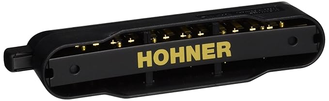 Hohner 7545TC CX12 Chromatic Harmonica - Key of Tenor C, Black