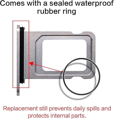 Miniatura 3 de ASDAWN Soporte de bandeja de repuesto para iPhone 13 Pro Max con ranura para tarjeta SIM, compatible con iPhone 13 Pro, ranura para bandeja para