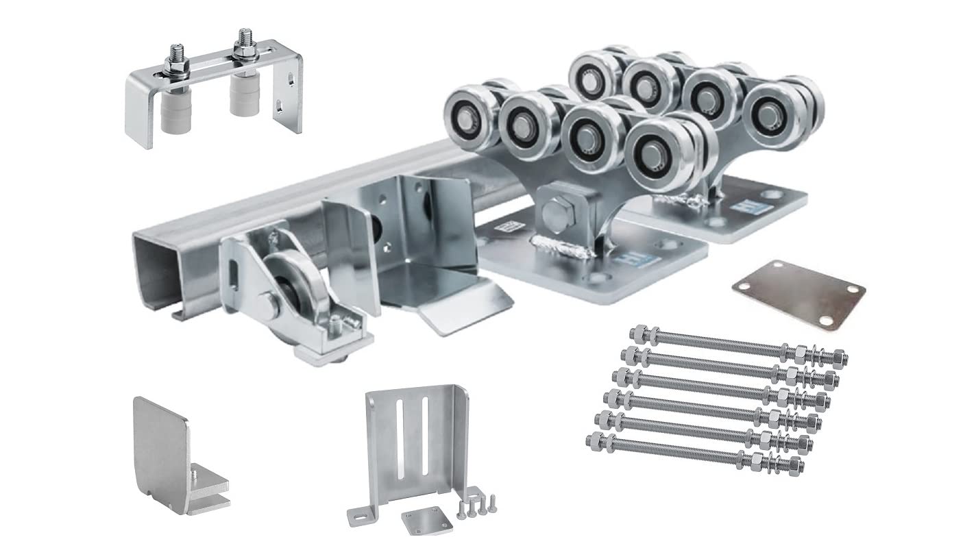 LATAM Automation BENINCA HI-MOTIONS Cantilever Sliding Gates Medium Support Roller 36 FT KIT PAD-Mount (KIT-ACC-M-36). Made in Italy