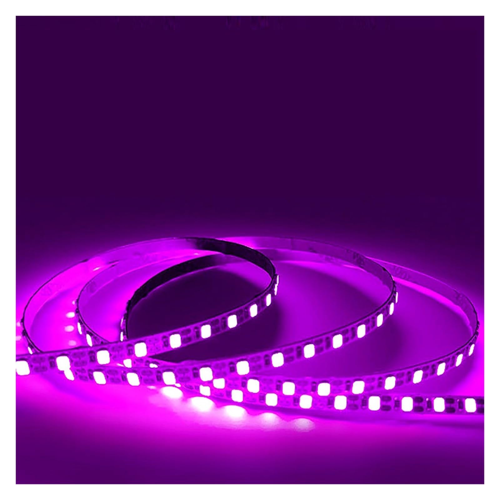 Tira de luces de 5m 2835 con armario, 3,7 V/4,2 V/5V, 5MM, línea de luz flexible, 120 luces (Color : 4.2V, Size : Green)
