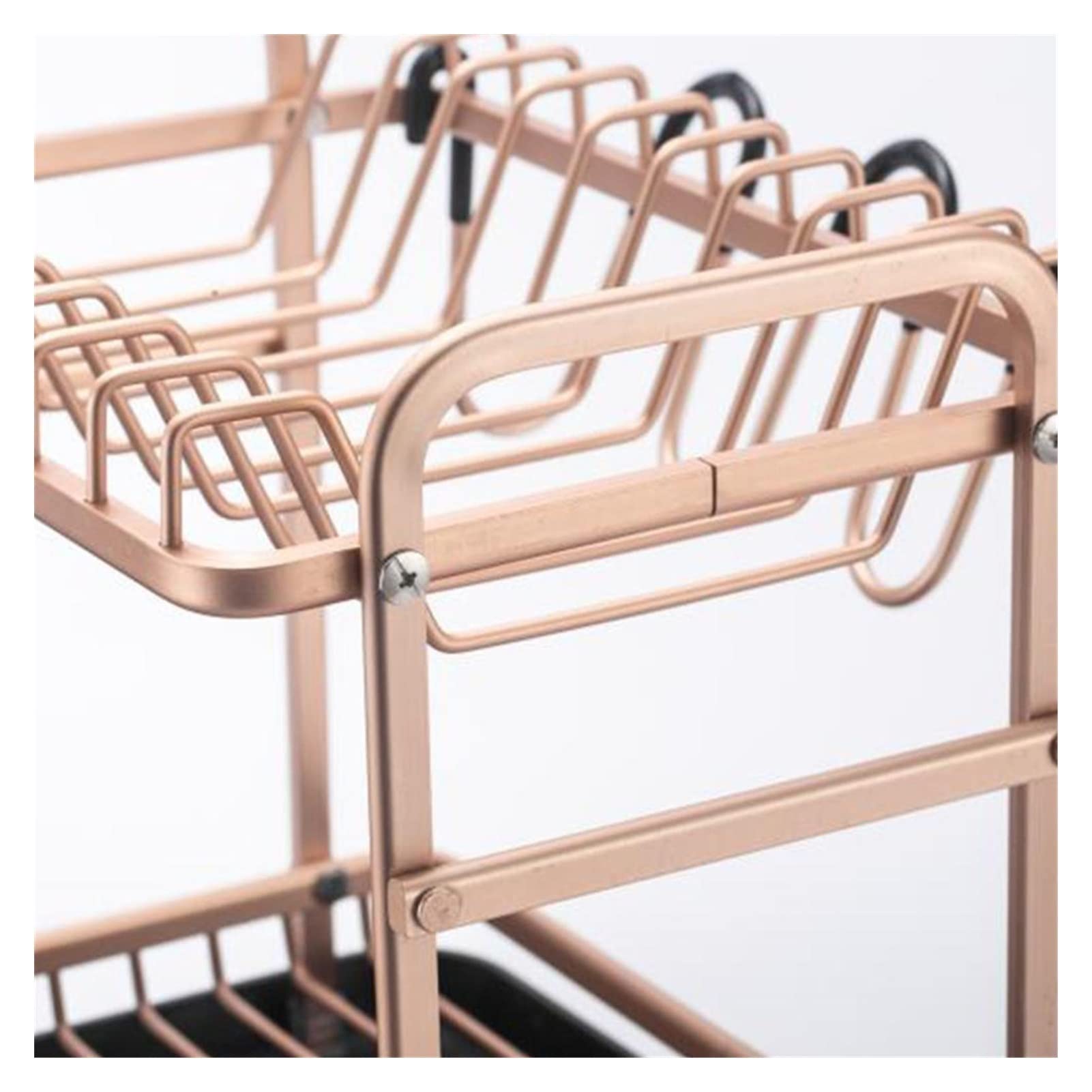 UNNS Wäscheständer Küchenregal Organizer über Waschbecken Utensilien Halter Schüssel Teller Ableiten Regal Küche Aufbewahrungsregal Teller Trockengestell Besteckhalter (Color : A)
