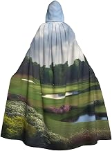 Halloween Hooded Cape For Adult Golf Course Full Length Cape Cloak Halloween Christmas Cosplay Costume For Men And Women