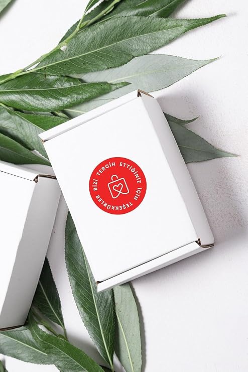 Bimotif Paketlemeye özel 8 çeşit sticker seti, 560 adet (16 sayfa)