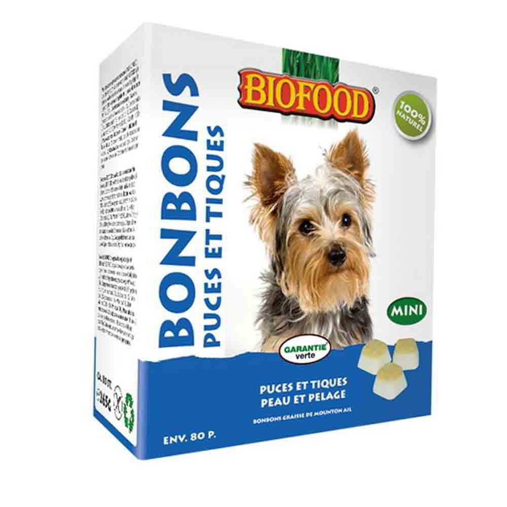 BiofoodMaxi Garlic Treat for Sweets with Sheep Grease and Ticks for Dogs Approximately 40 Pieces