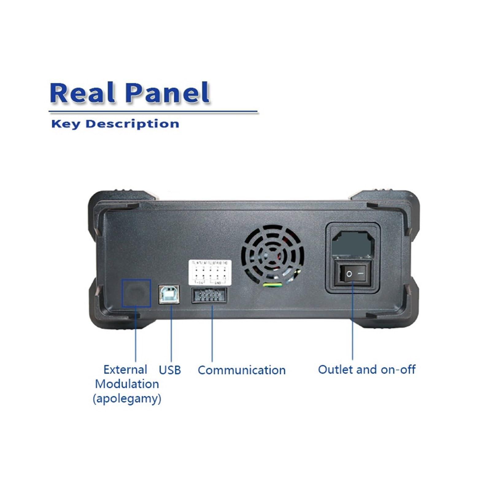Tester Mini Dual Channel Function/Arbitrary Waveform Generator Signal Source Frequency Meter Einfache Messung(ET3340C)