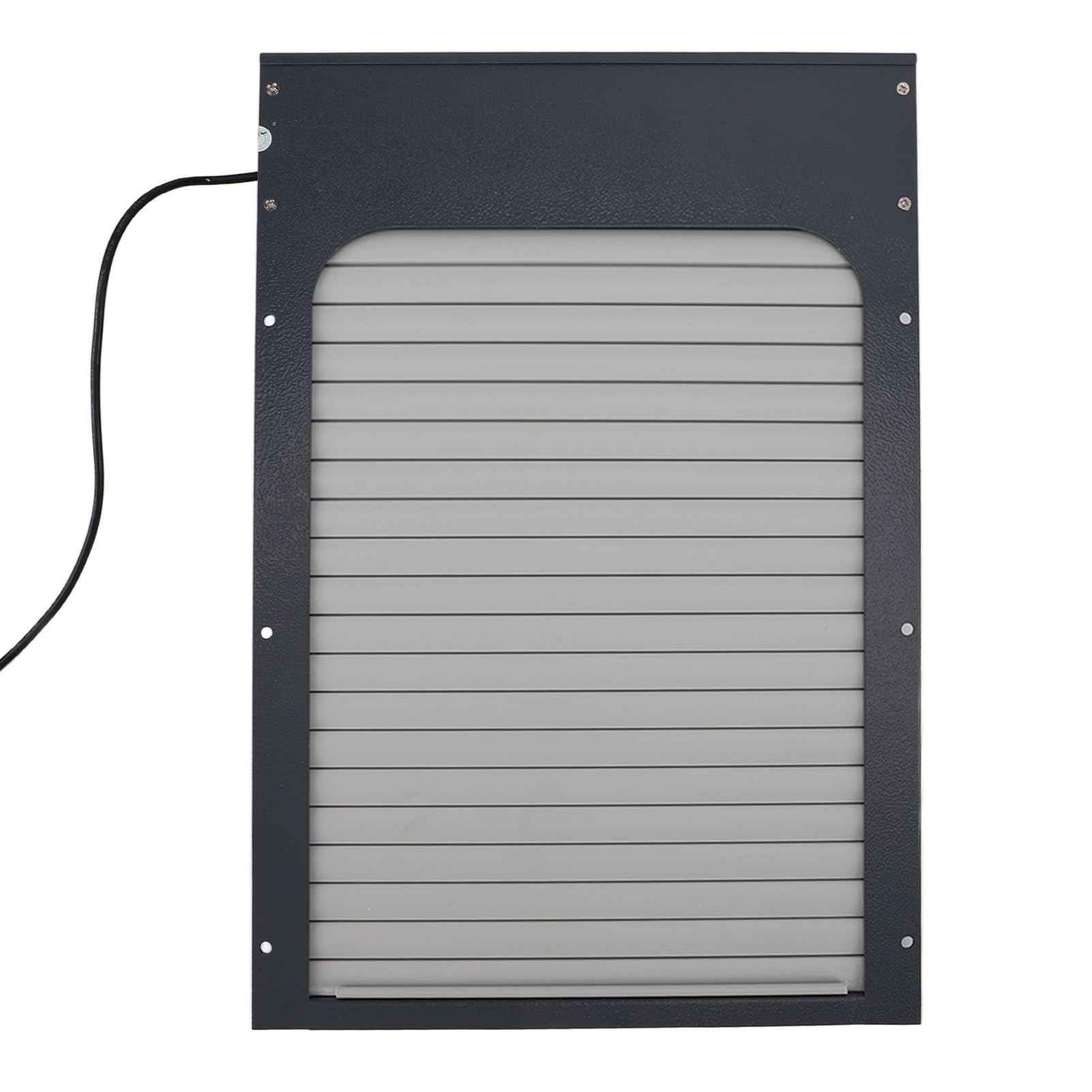 Porta Programmabile per Pollaio con Timer Display LED Modalità Timer Porta Automatica per Pollaio Perfetta per i Proprietari di Anatre Plastica Grigia