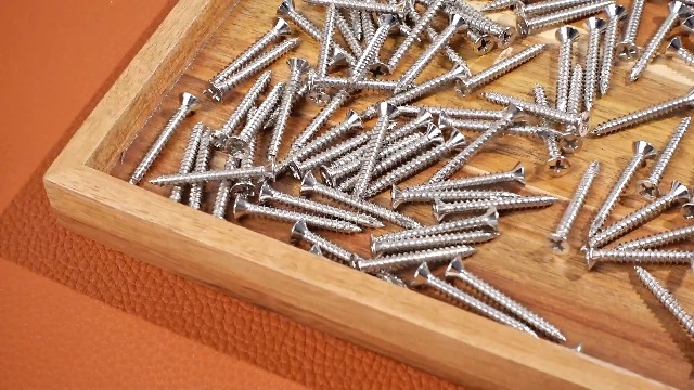 Image of 100 Pack Satin Nickel Wood Screws #9 x 1 1 /2 Inch Silver Extra Long Heavy-Duty Hinge Screws for Doors, Cabinets, Furniture & DIY Projects