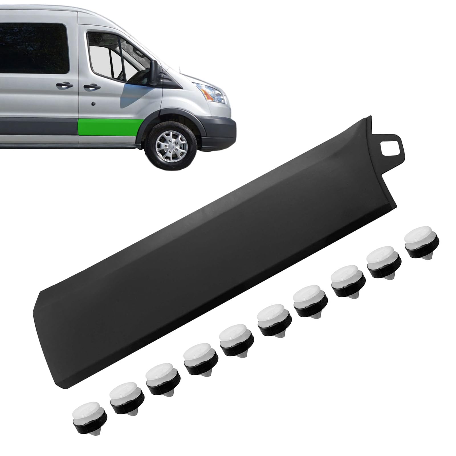 Copgge Front Side Door Molding Trim Right Passenger Side Fits for