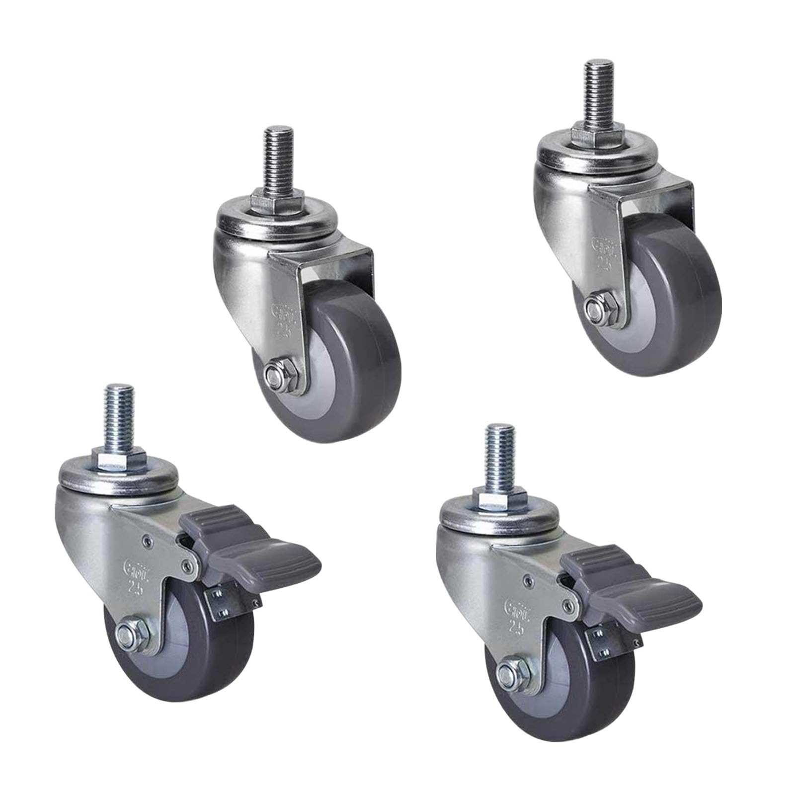 Amazon.co.jp: M12 ネジ式キャスター 360度回転 交換用キャスター 椅子