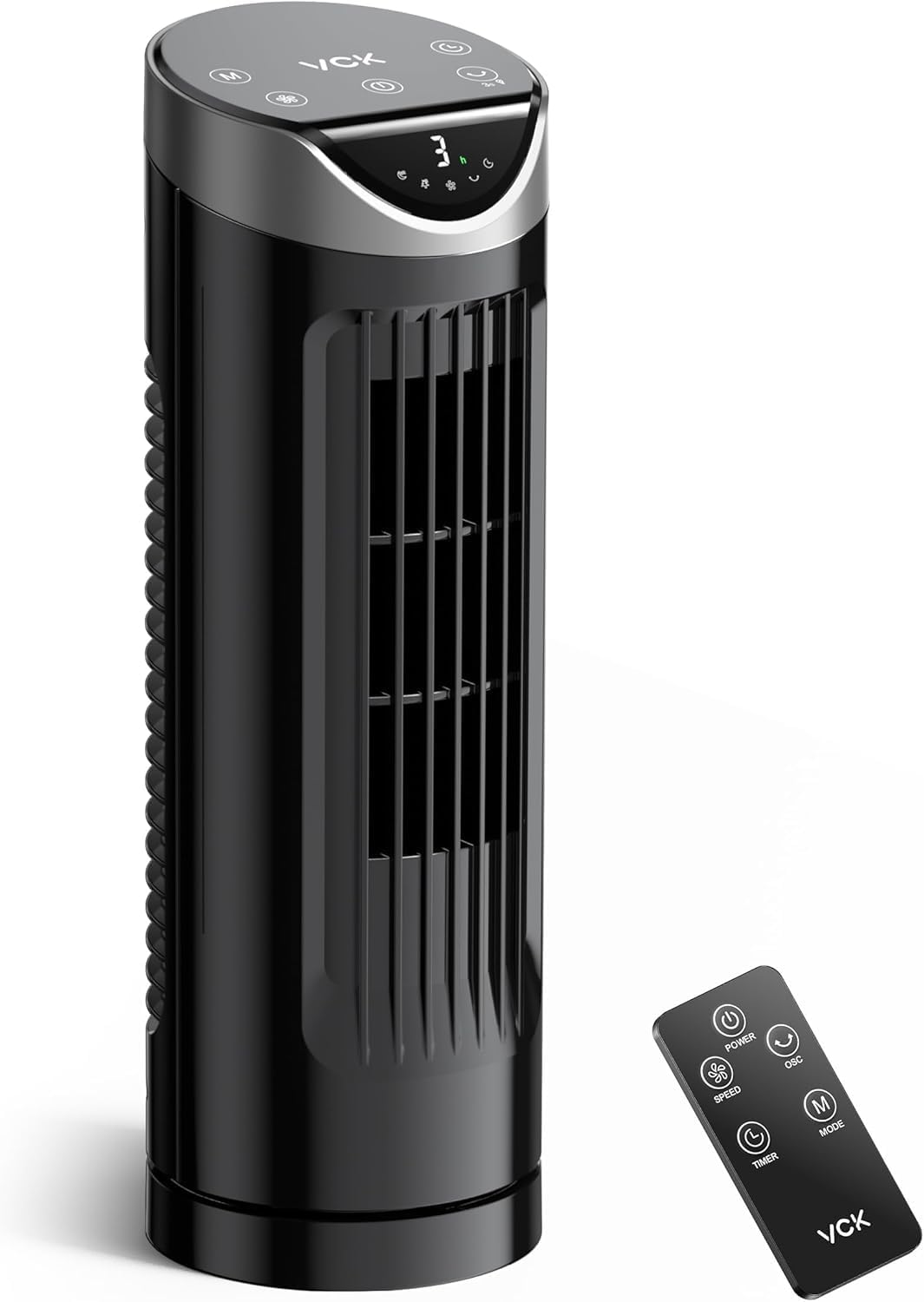 VCK 13” Tower Fan for Bedroom,27ft/s Velocity Quiet Floor Fan,90° Bladeless Fan for Indoors with 3 Speeds,3 Modes,Oscillating Fans for Indoors,Portable Desk Table Fans for Room, Home,Office VCK 13” Tower Fan for Bedroom,27ft/s Velocity Quiet Floor Fan,90° Bladeless Fan for Indoors with 3 Speeds,3 Modes,Oscillating Fans for Indoors,Portable Desk Table Fans for Room, Home,Office