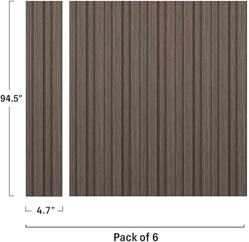 Vista 51 de Concord Paneles de pared 3D Muestra - Gris clásico 2 tonos 4 x 4 pulgadas Paneles impermeables CO100-17 -M