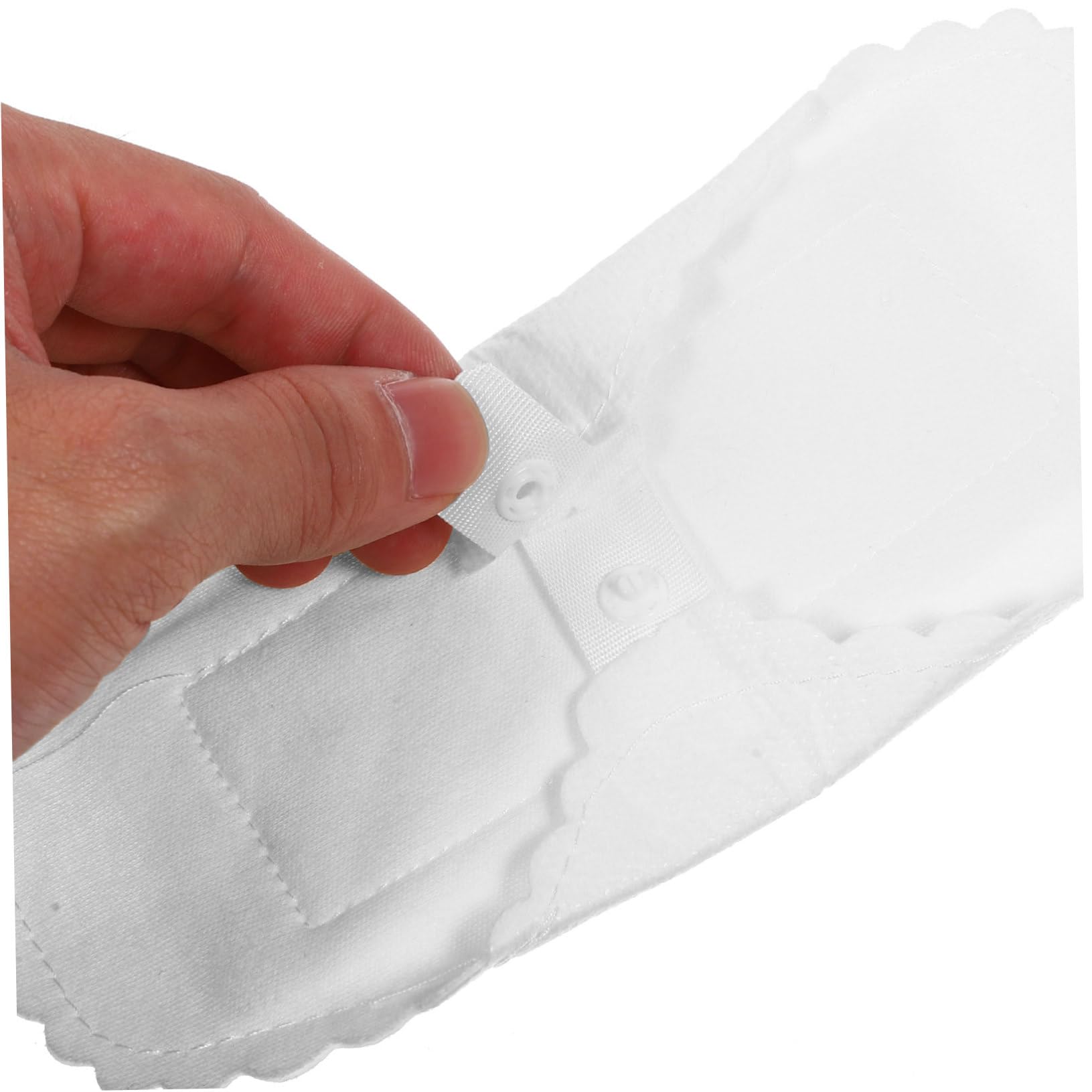 KOMBIUDA 30piezas Toallas Menstruales Reutilizables De Algodón Impermeables Conjunto De Almohadillas Higiénicas Lavables Diseño De Encaje Protección Fiable Para Ciclo Menstrual