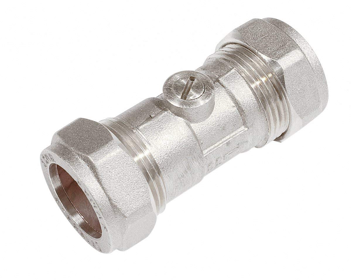 Comap Chrome 24902 15Mm Isolating Valve Compression - Plumbing Fitting