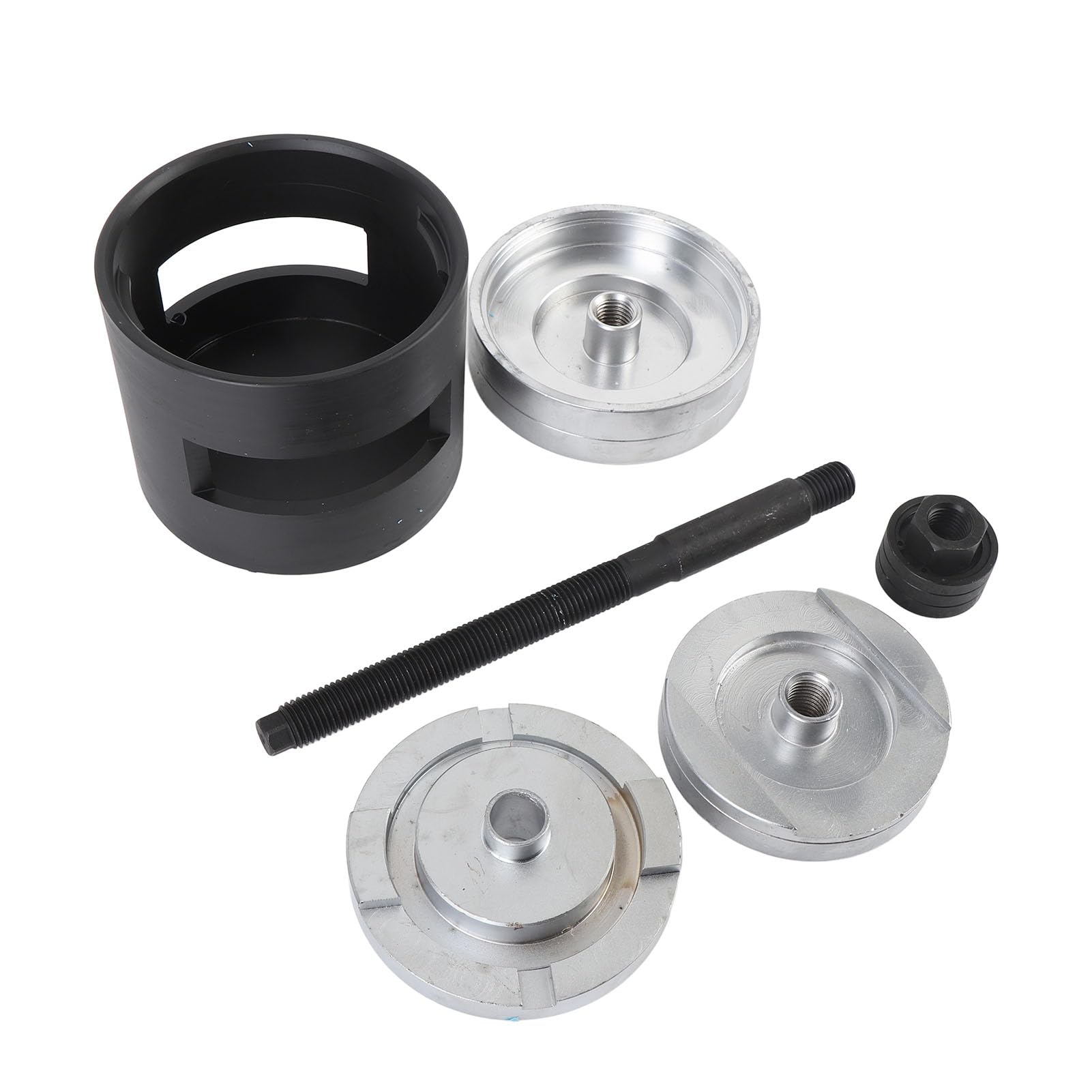 Generic Narzędzie do Montażu Tulei Tylnego Zawieszenia Premium do X5 E53 1999-2007, 6 szt. Zestaw z Wytrzymałego Metalu z walizką Przechowywania, Idealny dla Mechaników