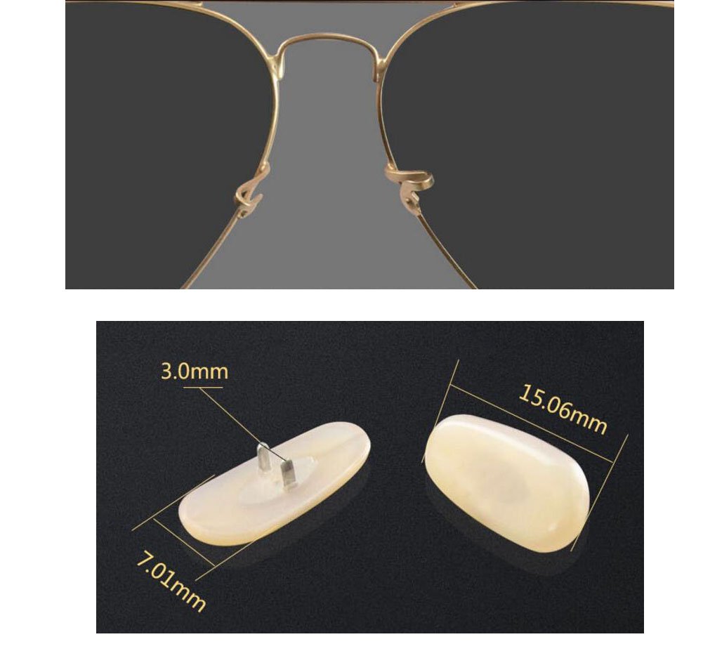 Almohadillas nasales para Gafas Almohadillas nasales for anteojos, Almohadillas nasales de Silicona, Almohadillas nasales Antideslizantes for anteojos