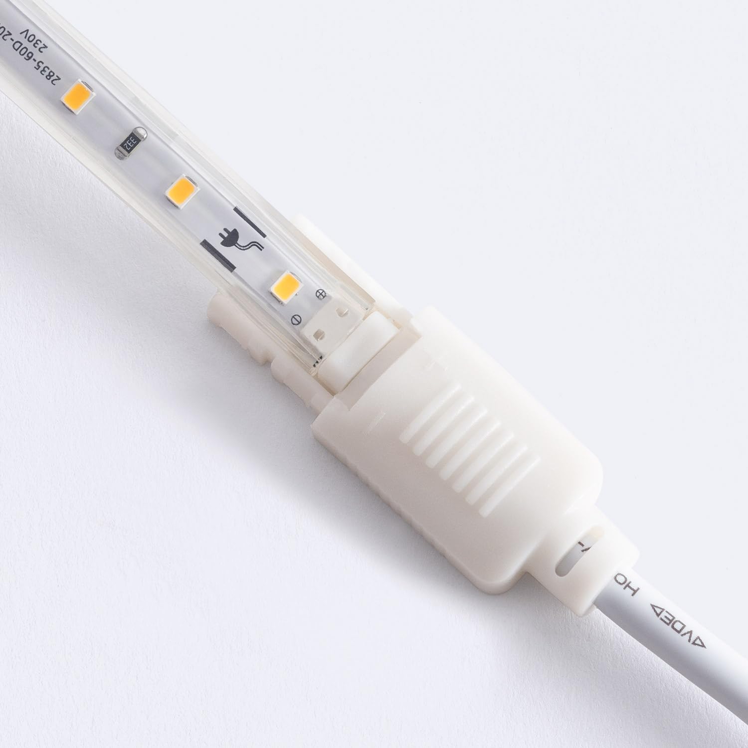 LEDKIA LIGHTING Tira LED Regulable 220V SMD 60 LED/m BOBINA 50m 6W/m 600lm/m Ancho 12mm Corte 20cm IP65 Blanco Neutro