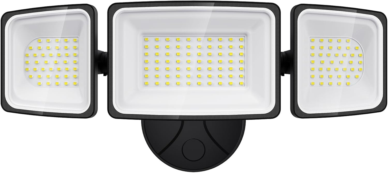 Onforu 130W LED Security Light, 13000LM Outdoor Indoor Flood Light Switch Controlled, IP65 Waterproof LED Exterior Floodlight, 6500K White Wall Mount Security Lighting for Entryway,Garage,Yard,Eave