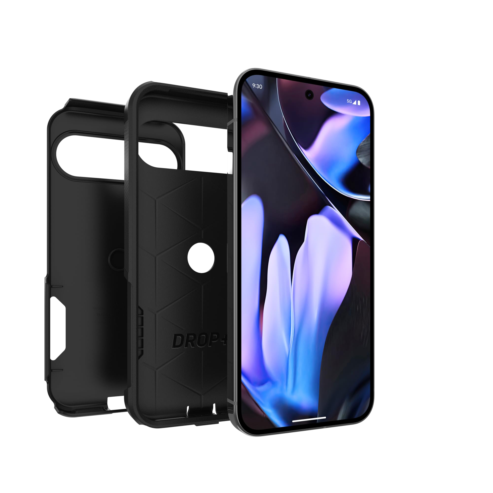 OtterBox Palomino Commuter Series Étui Noir Ultra élégant Compatible avec Le Chargement sans Fil avec Bords surélevés pour protéger l'appareil Photo et l'écran