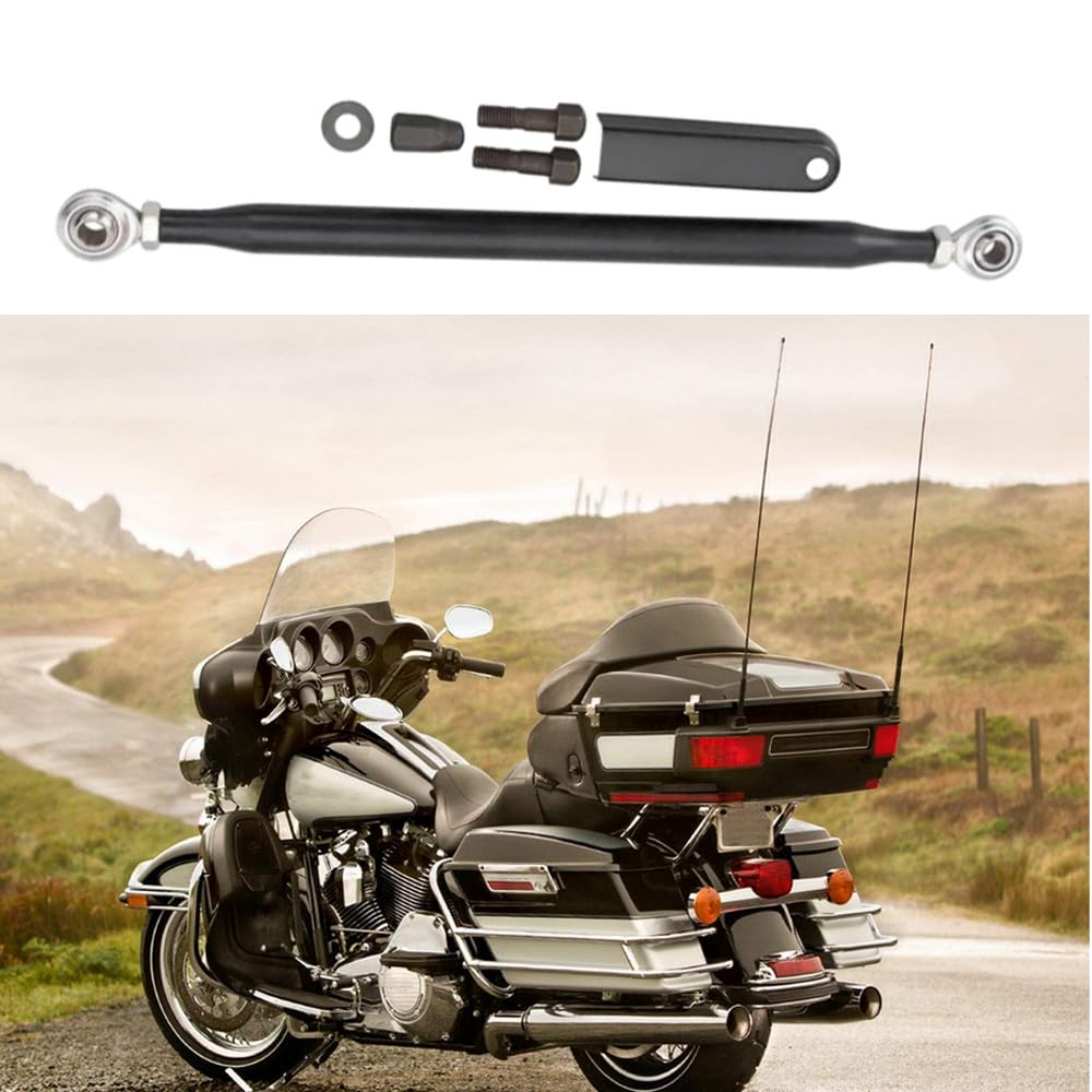 Varilla de enlace de palanca de cambios para motocicleta, varillaje de palanca de cambios de aleación de aluminio compatible con Harley Electra Glide 1980-2019