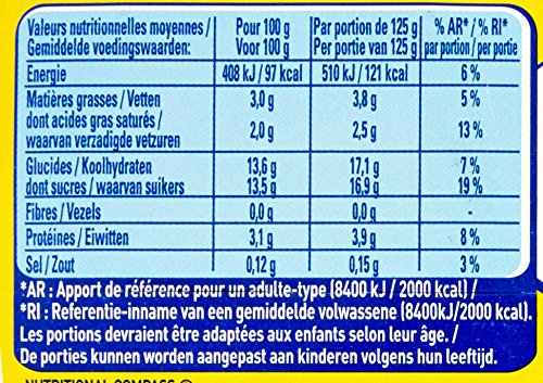 Yaourt Au Lait Entier Citron Arôme Naturel La Laitiere Les 4 Pots De 125 G - vue 3