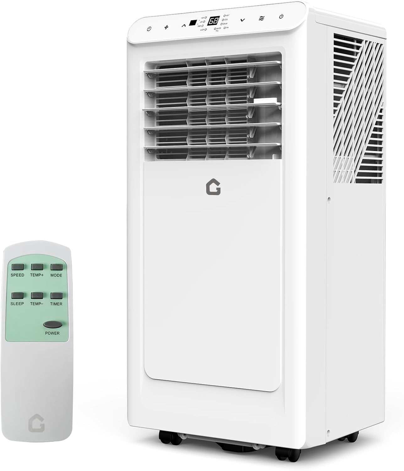 Garvee 8 000 BTU Portable Air Conditioner 3-in-1 Portable AC Unit with Cool Dehumidifier Fan Modes Covers Rooms