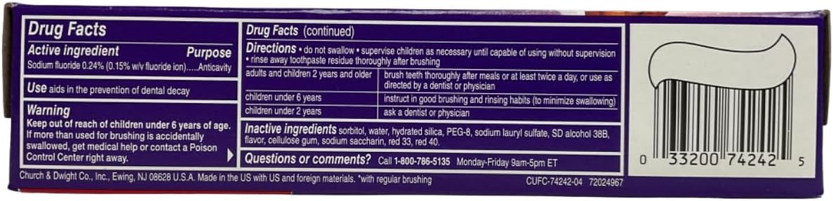 Close-Up Fluoride Toothpaste, Freshening Red Gel 4 oz (Pack of 9)
