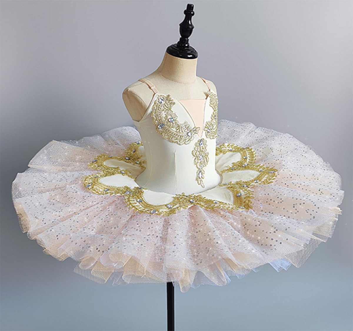 Tutú de Ballet para niñas, Disfraz de Princesa Bailarina, Elegante Vestido de tutú de Ballet, Leotardo con Falda para Danza