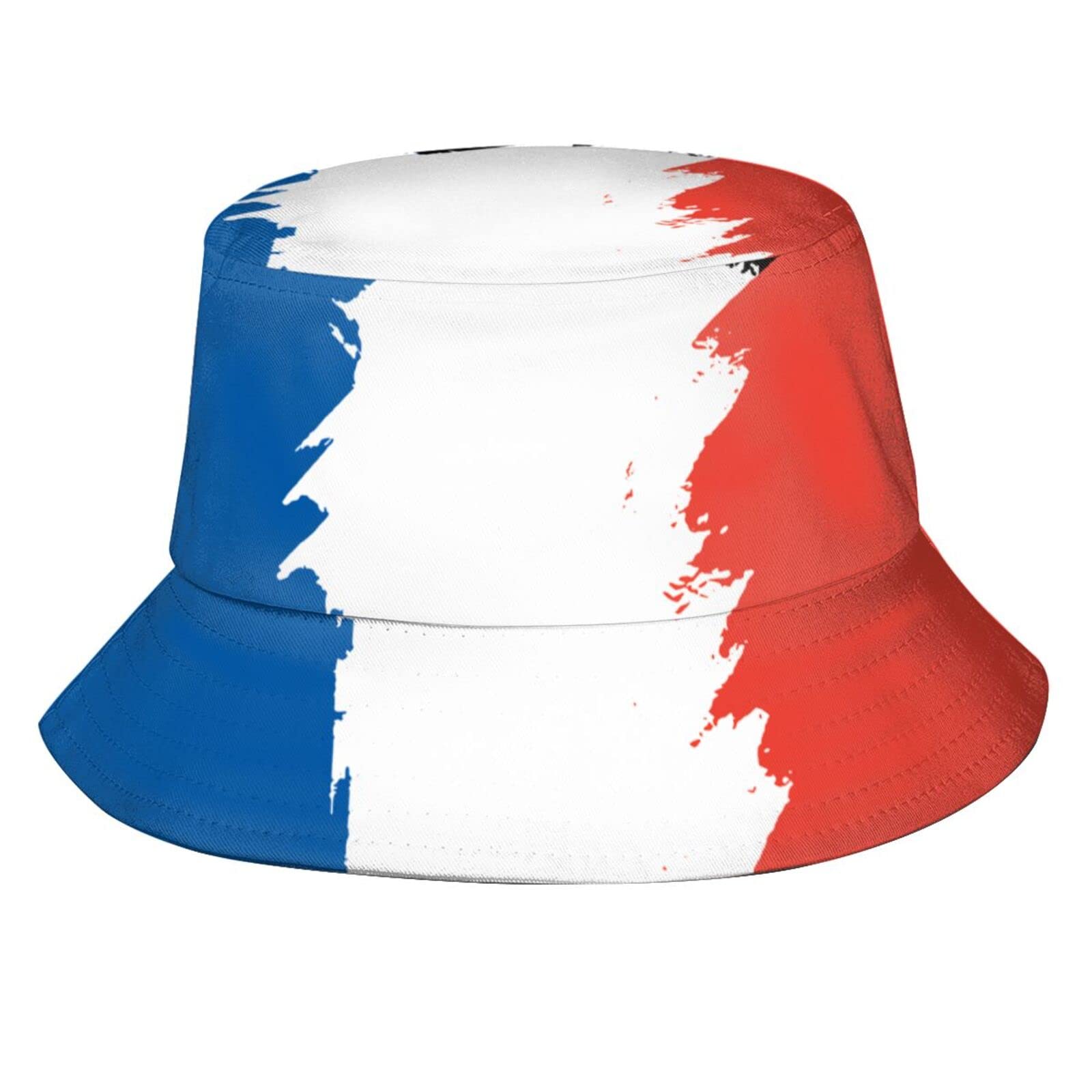 Fjauoq Unisex France Flag 03 France Flag Bucket Hat For Men Women Teens Packable Flag Of France Sun Hats Fisherman Hat Cap