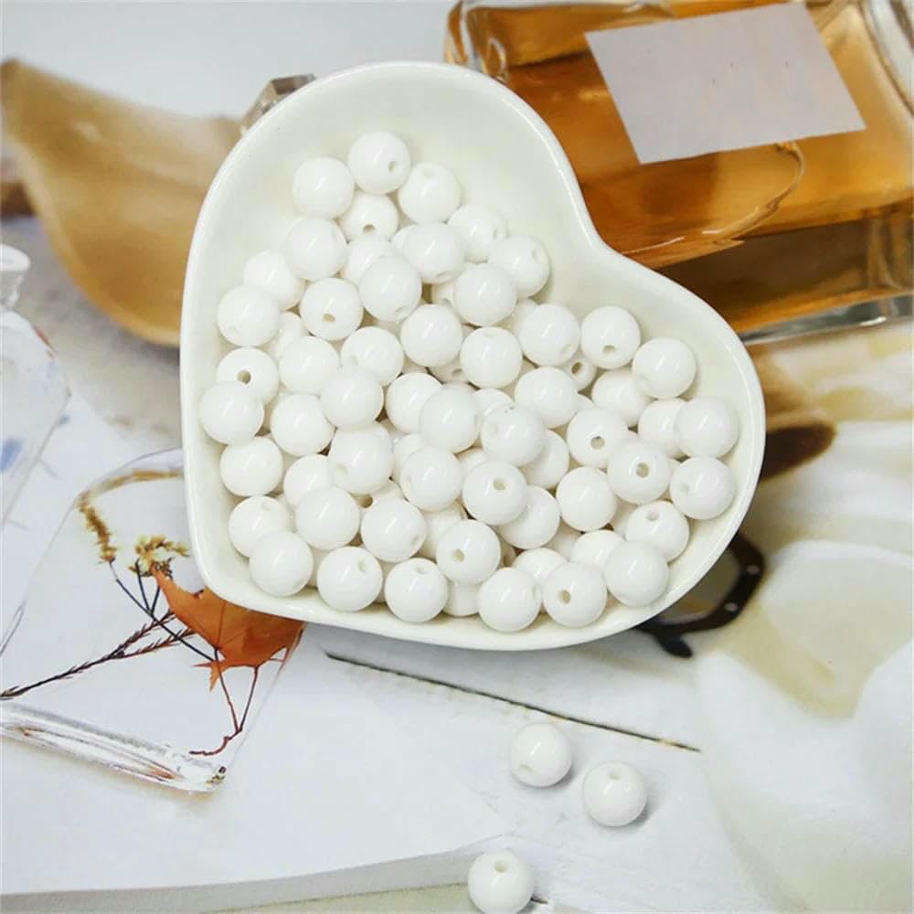 Bolas sueltas de 500 g de cuentas redondas de acrílico de color caramelo de 3 a 12 mm, cuentas espaciadoras para costura y fabricación de joyas, color rosa, 4 a 3,0 mm, 500 g