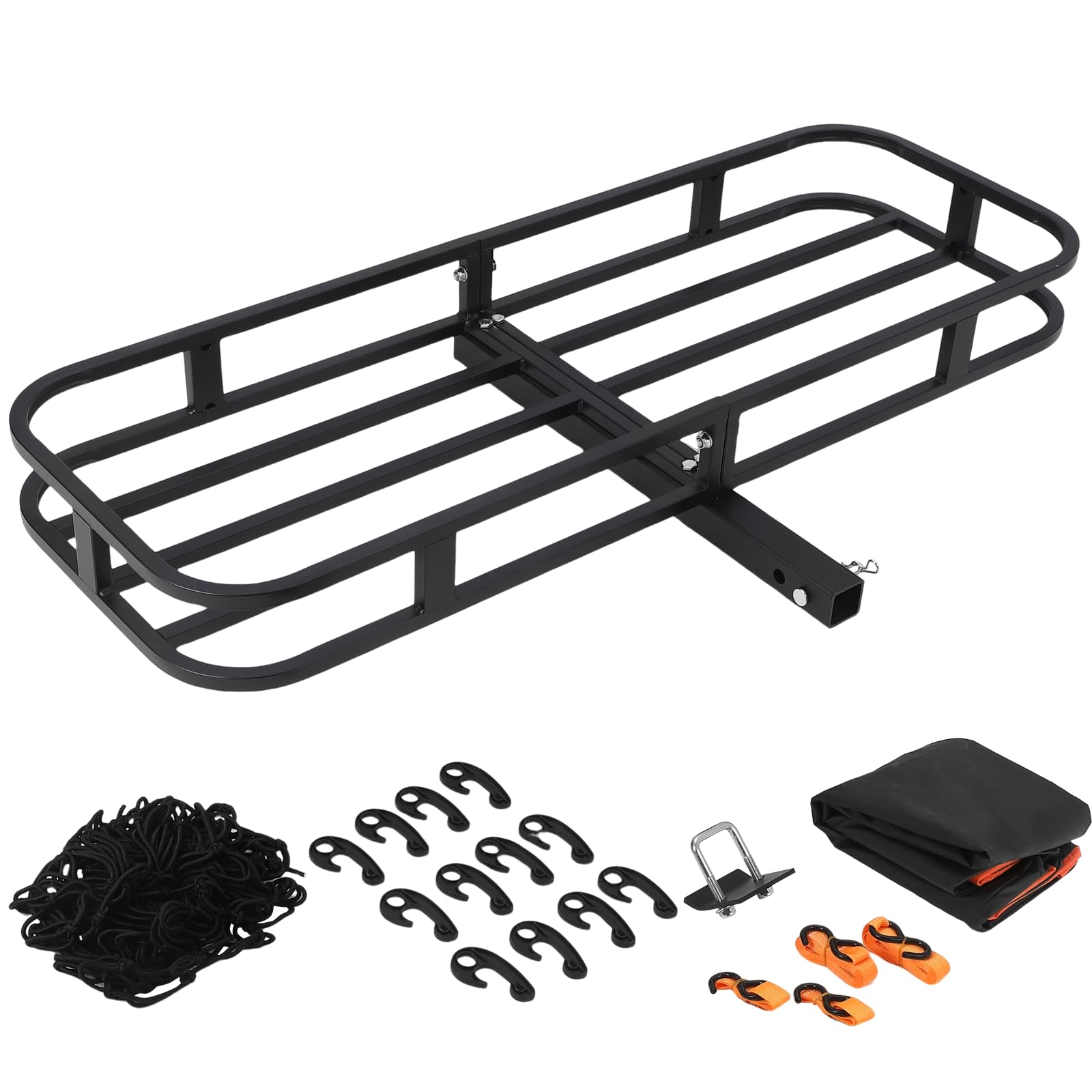PioneerWorks 500 LBs Heavy Duty Trailer Hitch Cargo Carrier?53