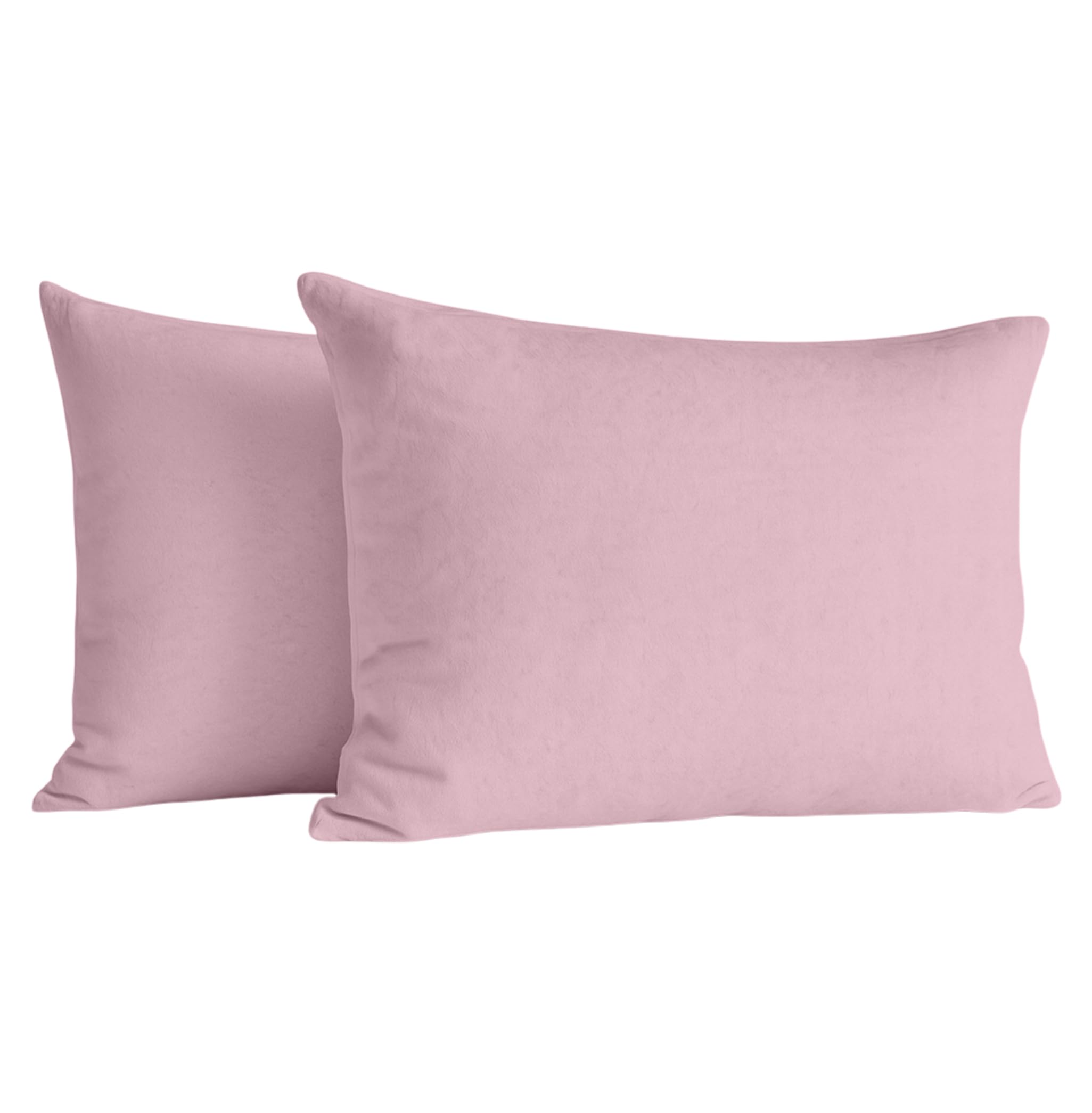 Egypto Pink 100% Brushed Cotton Thermal Flannelette Pillowcase Pair - Soft, Cozy, Warm, Thermal Pillow Covers For Home, Bedroom Décor,