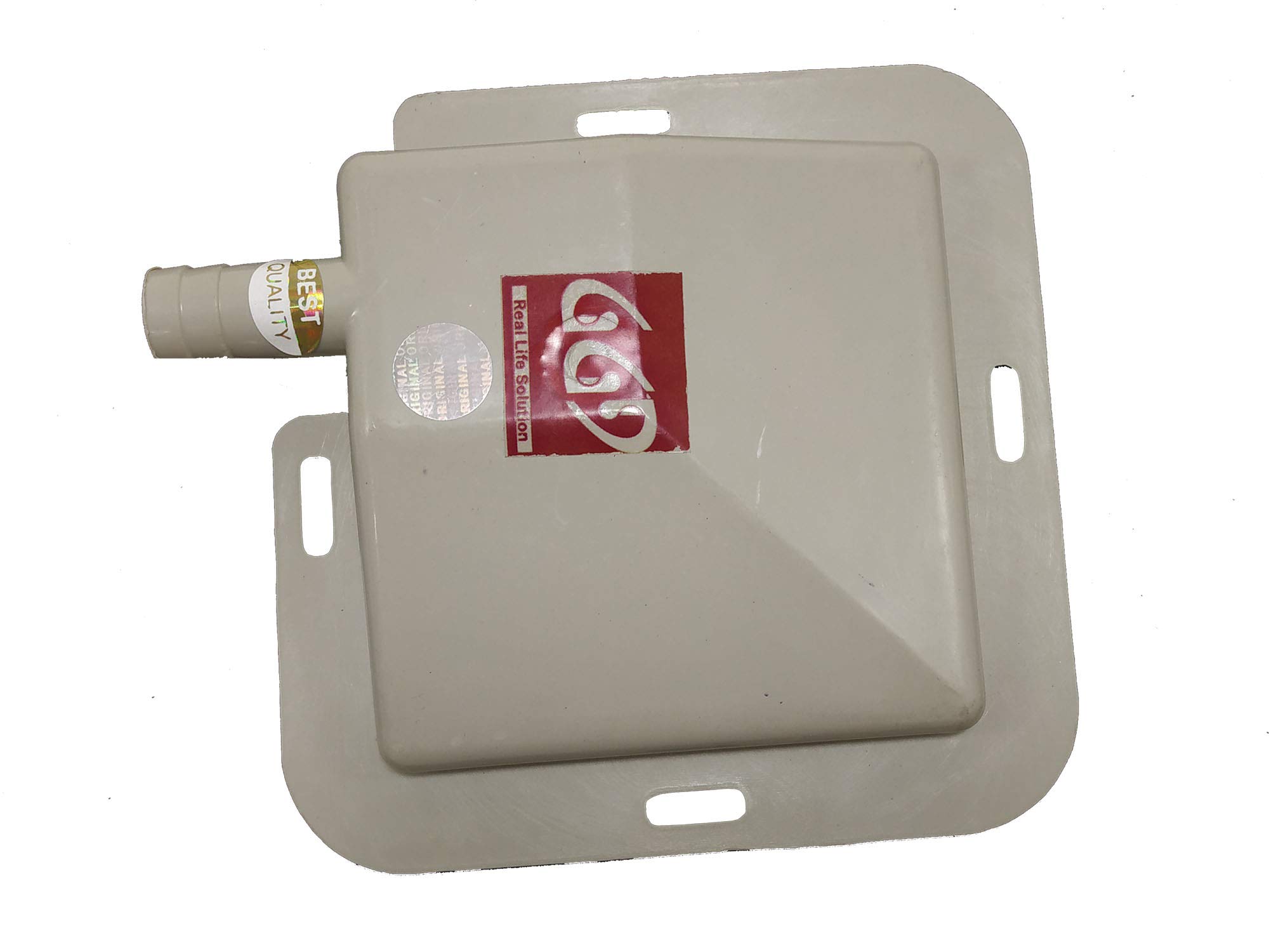 REAL LIFE SOLUTION Universal Plastic Window AC Drip Guard Drain Tray (Horizontal Hole Type) - Compatible with All Brands Window AC 0.75/1/1.5/2 TON