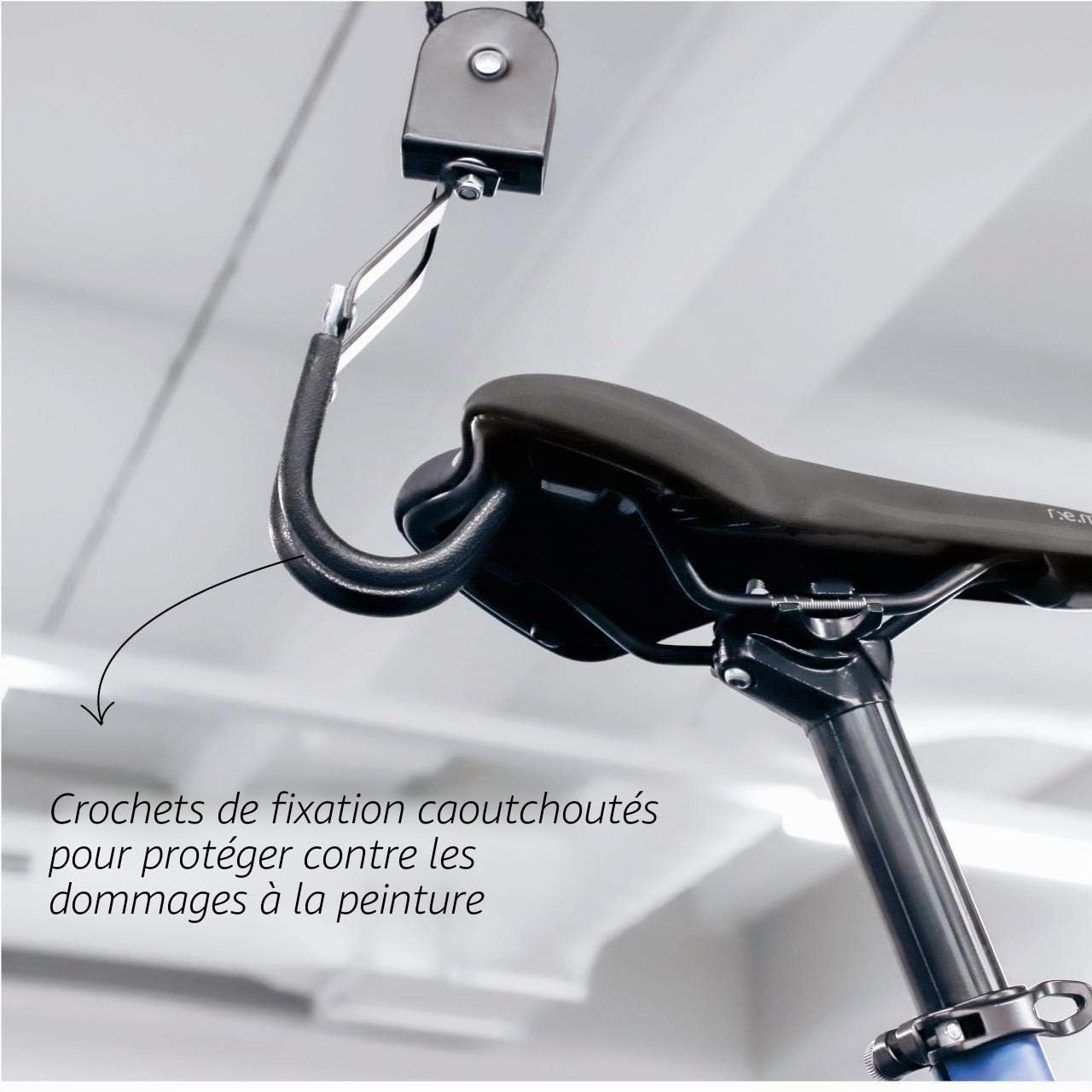 Fischer ProfiPlus Élévateur de vélo, 57 kg, Noir