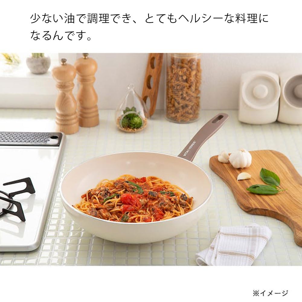 Amazon｜カインズ(CAINZ) IH・ガス火対応 セラミック フライパン 28cm