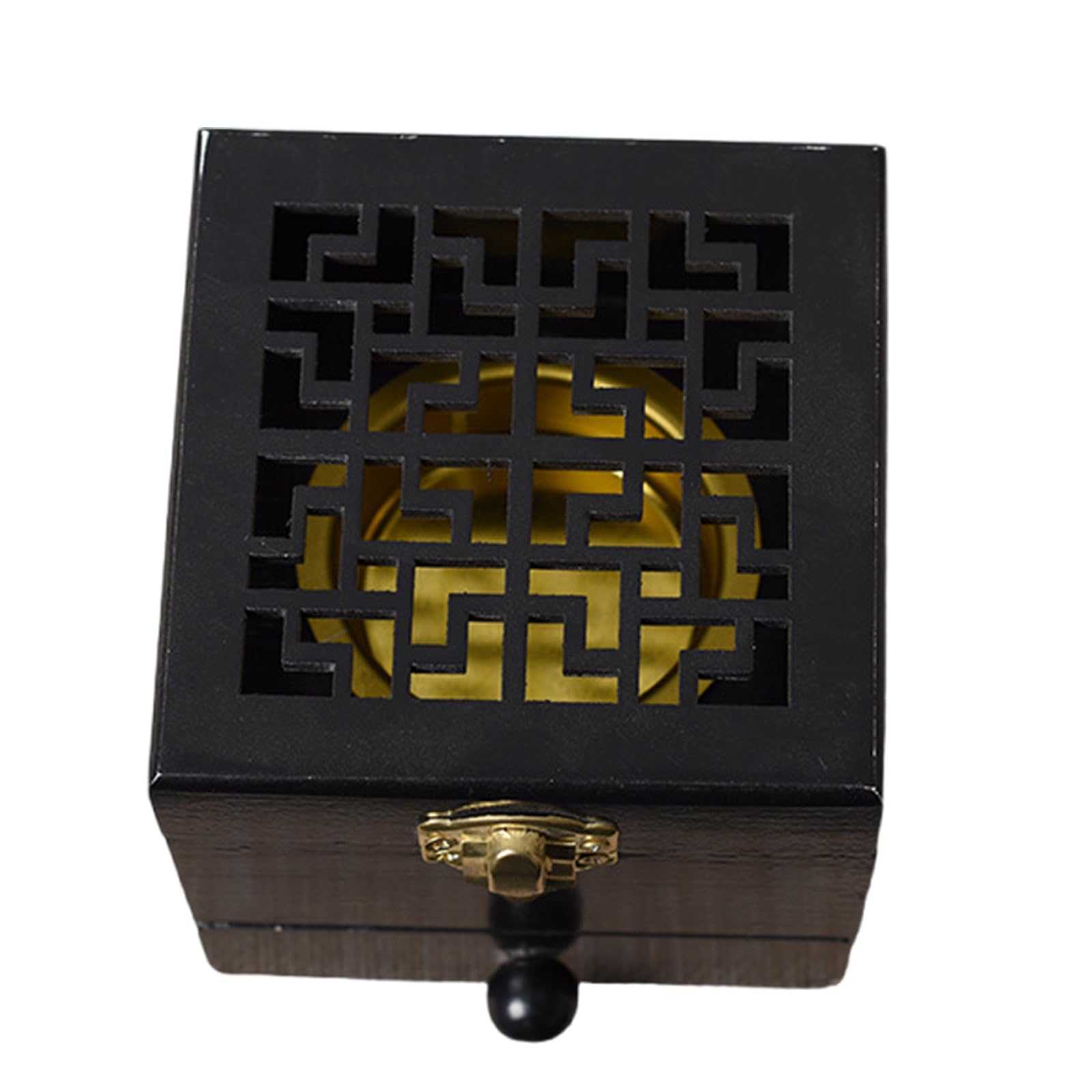 YROHGKPN Unique Shape Scented Diffuser Box Hollowed Wood Aromatherapies Holder Enhancing Your Spsce Decoration Hollowed Wood Diffuser Box