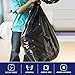 Large Black Trash Bags 30-33 Gallon 48 Counts All Purpose 30+ 32 Gal Garbage Bags by Teivio, Trash Can Liners for Home, Kitchen, Office, Light Residential or Commercial Waste, Outdoor Lawn and Leaf