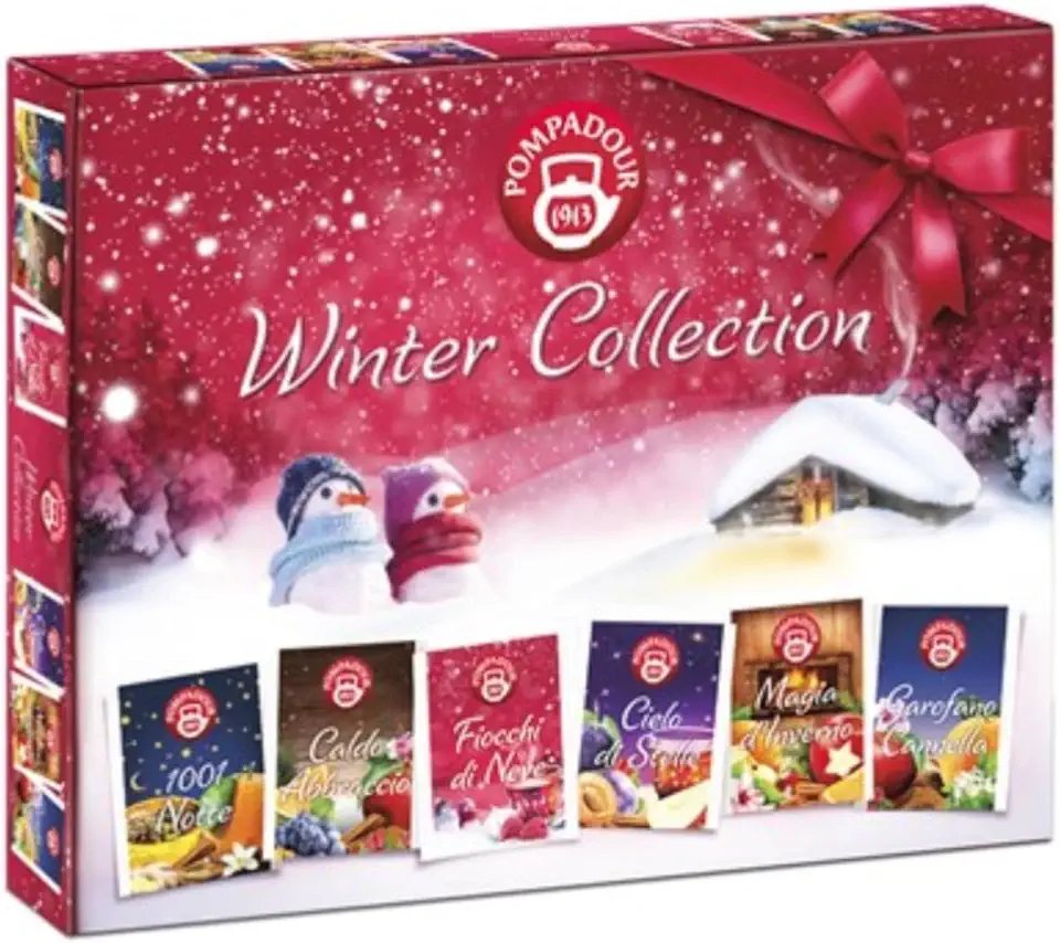 Assorterade fruktiga koffeinfria tesorter