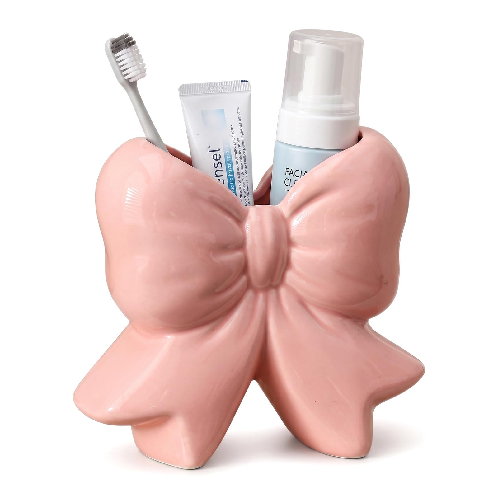 Zipplunk Toothbrush Holder, tooth brush holder, Pink Bathroom Accessories