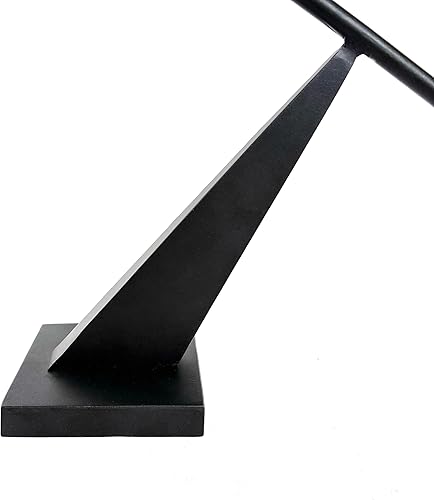 Miniatura 4 de Portavelas moderno de metal negro, portavelas decorativo, portavelas cónico (no incluye vela)