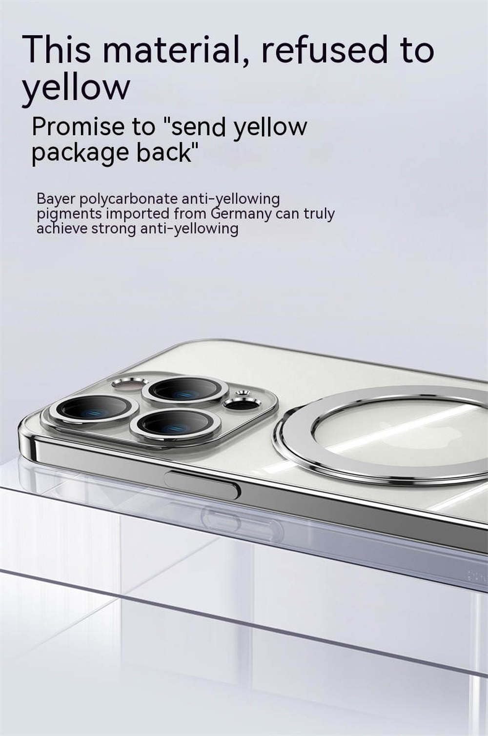 Do iPhone 15 14 pro max Etui Magnetyczne Niewidoczny Uchwyt Wbudowany Obiektyw Folia Tpu Galwanizowane Obudowy Telefoniczne, Fioletowe, Do iPhone 15Plus