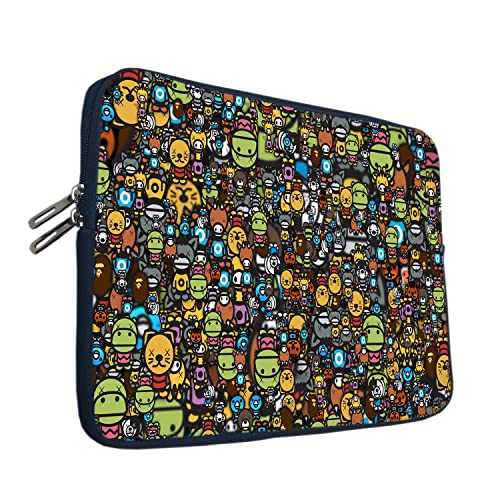 Image of TheSkinMantra Chain Laptop Sleeve Bag Compatible with Laptop /Macbooks /Chrombook /Notebook /Zbook (11.6 Inch (Chain), Manions)