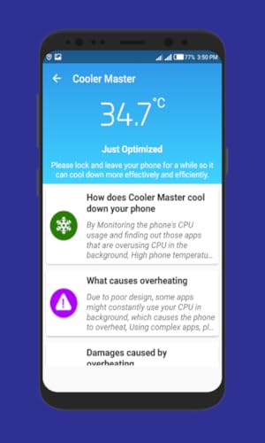cooler phone -CPU booster mast