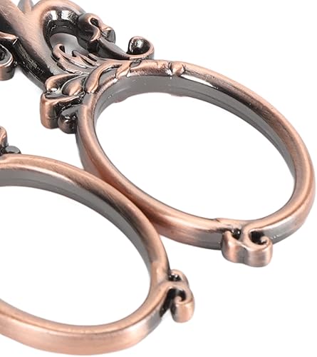 Miniatura 9 de Tijeras de costura con patrón de flores, tijeras vintage de acero inoxidable, tijeras de sastre para bordar, tijeras europeas para manualidades,