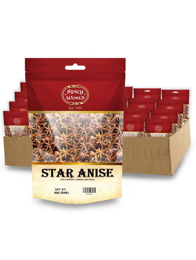 Spicy World Star Anise 3 Oz (Pack of 24)